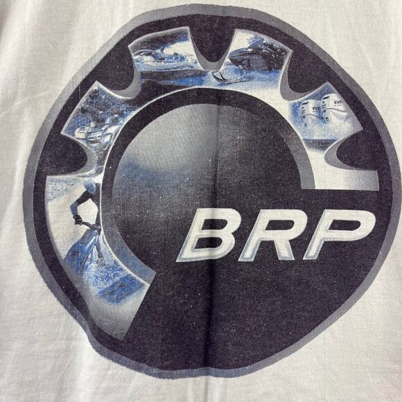 Vintage BRP Shirt Men's XL Bombardier Recreational Ski Doo Sea Doo Can Am Rotax - Picture 7 of 11